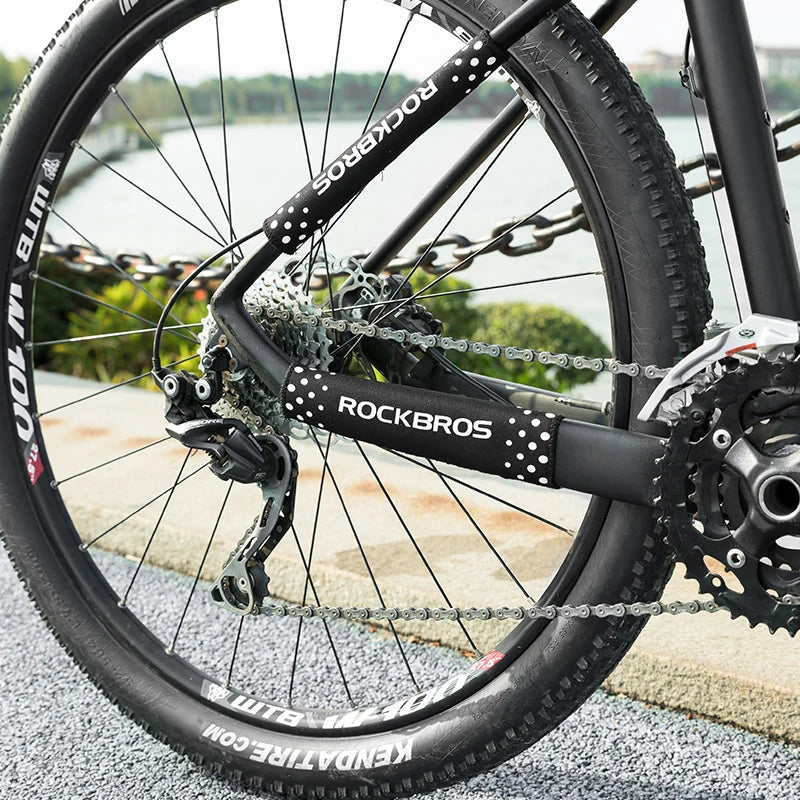 ROCKBROS Bicycle Chain Protector – Ultralight Quick-Dry Neoprene Chain Guard for Rear Fork