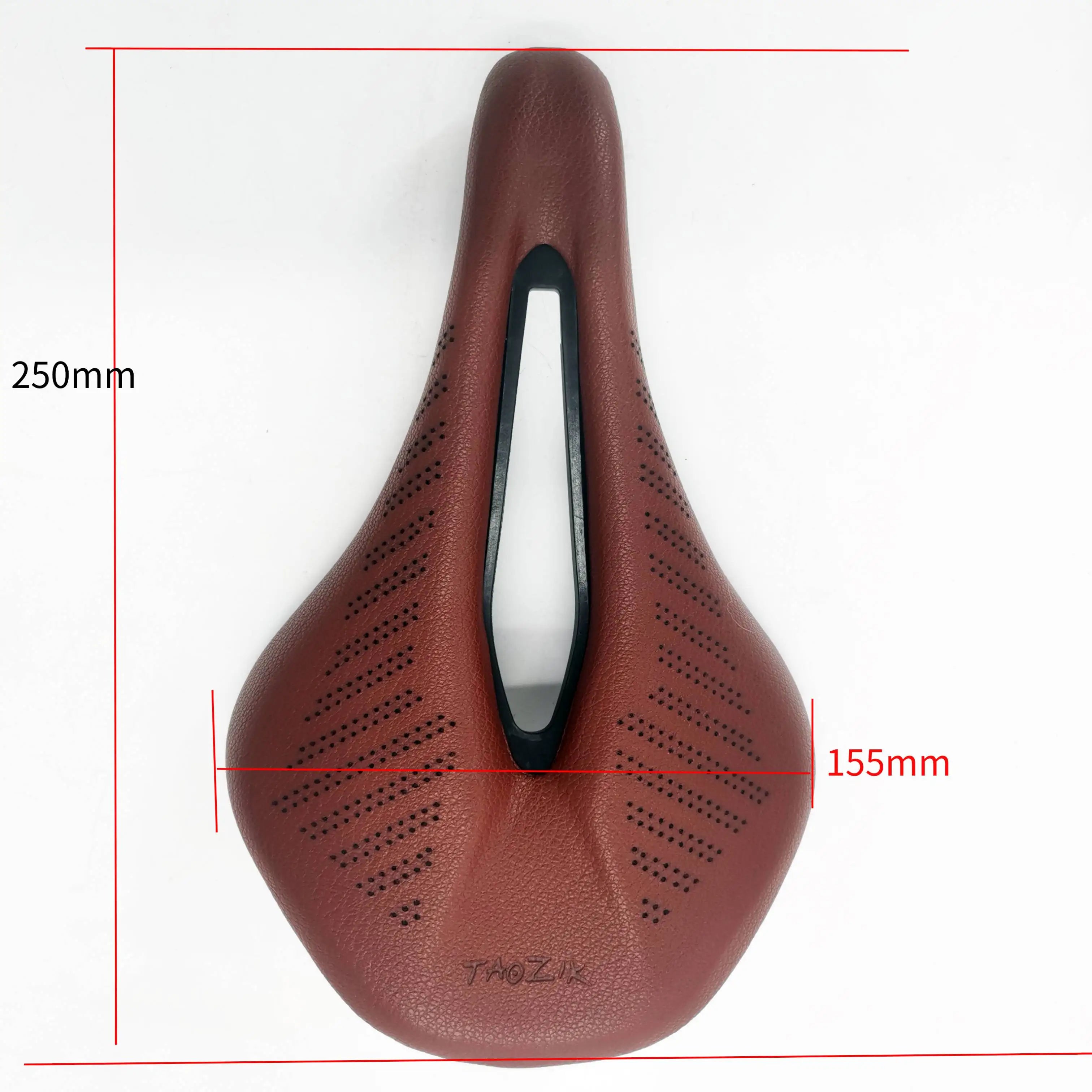 Retro Brown Ultralight Bike Saddle – Classic Comfort for MTB & Road Cycling