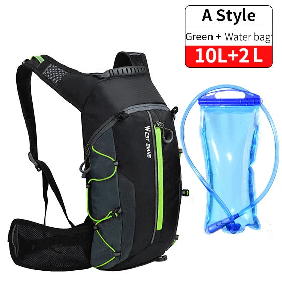 Lightweight Cycling Backpack – 10L/15L Water-Resistant, Breathable & Multi-Purpose Outdoor Pack