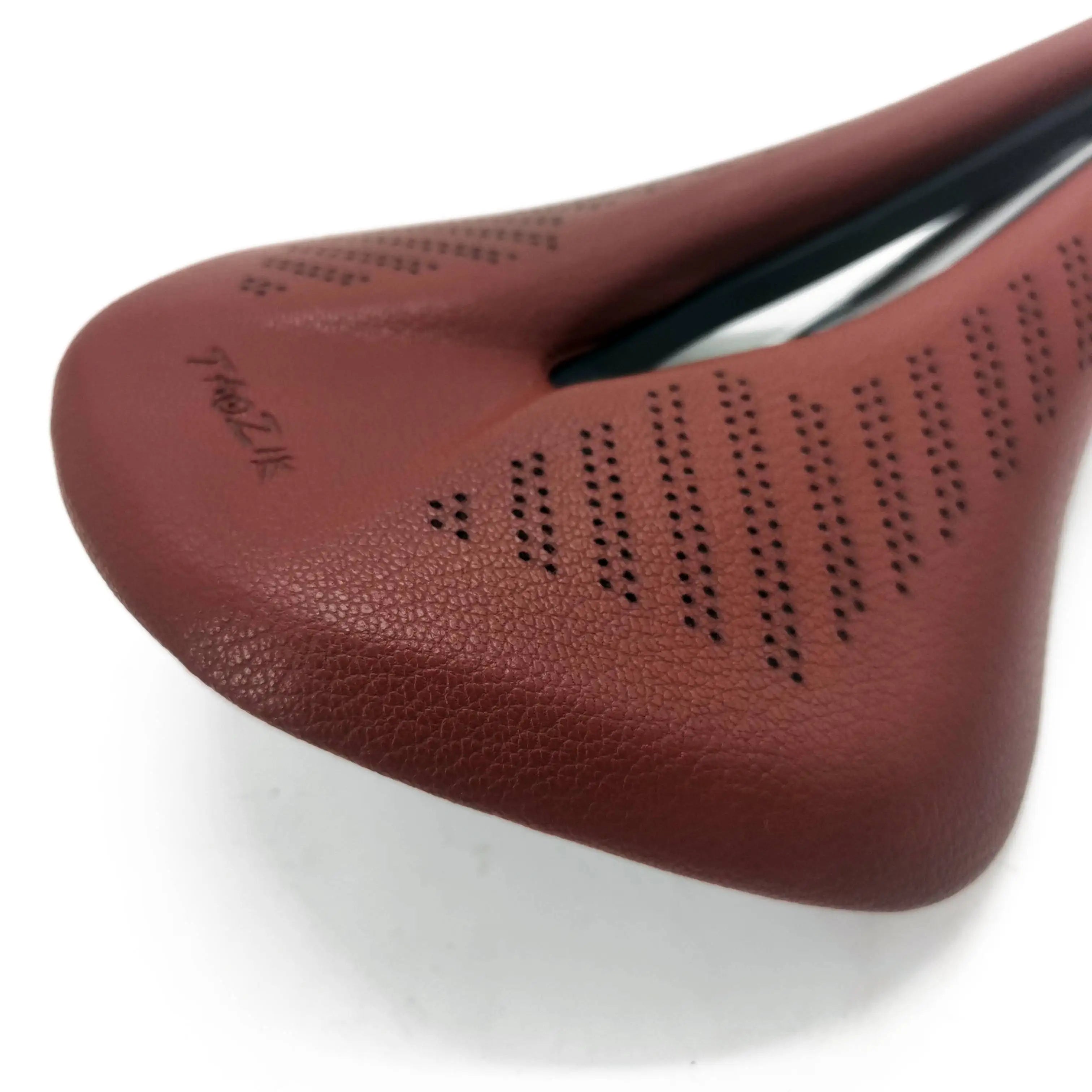 Retro Brown Ultralight Bike Saddle – Classic Comfort for MTB & Road Cycling