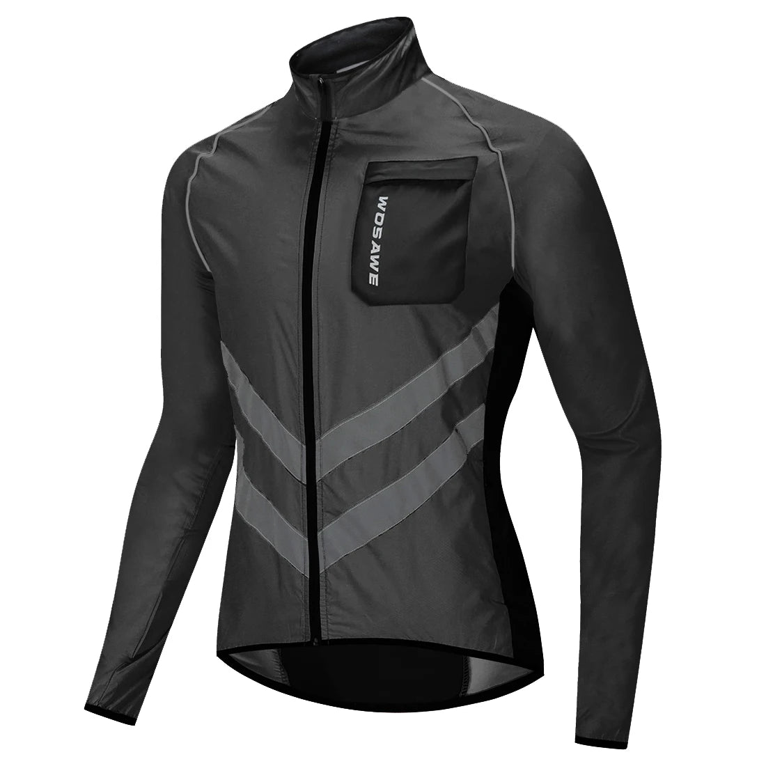 WOSAWE Windproof Cycling Jacket – Lightweight, Waterproof & Reflective