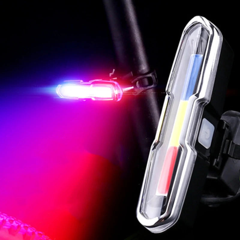 Ultra Bright USB Rechargeable Bike Tail Light – 5-Mode LED Rear Light for Cycling Safety