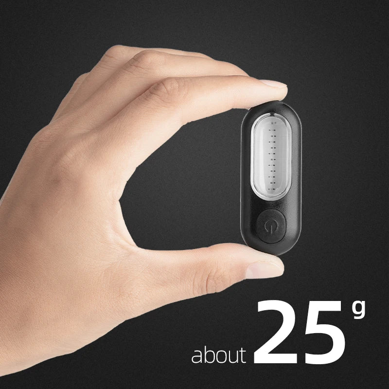 ROCKBROS Bicycle Rear Light Type-C Rechargeable 5 Modes Rainproof Taillight for Cycling Accessories