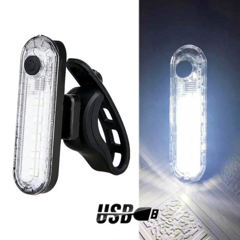 Ultra Bright USB Rechargeable Bike Tail Light – 5-Mode LED Rear Light for Cycling Safety