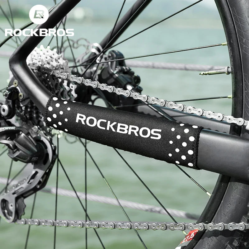 ROCKBROS Bicycle Chain Protector – Ultralight Quick-Dry Neoprene Chain Guard for Rear Fork
