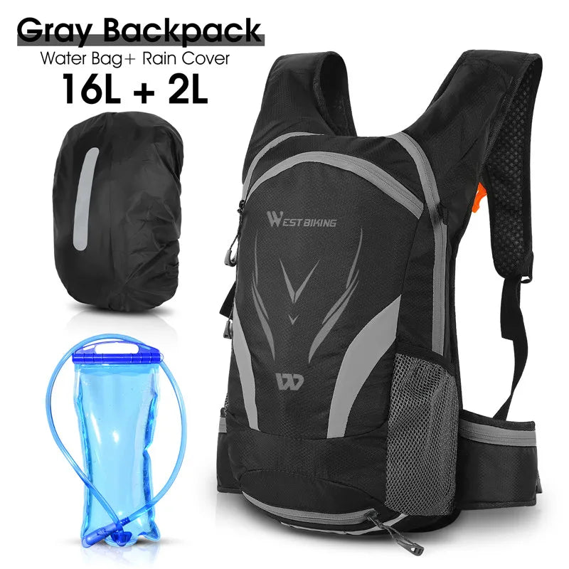 WEST BIKING 10L Ultralight Cycling Backpack – Water-Resistant, Foldable & Reflective Outdoor Sport Bag