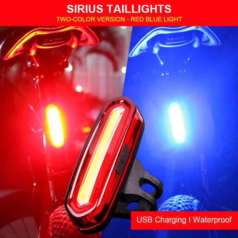Ultra Bright USB Rechargeable Bike Tail Light – 5-Mode LED Rear Light for Cycling Safety