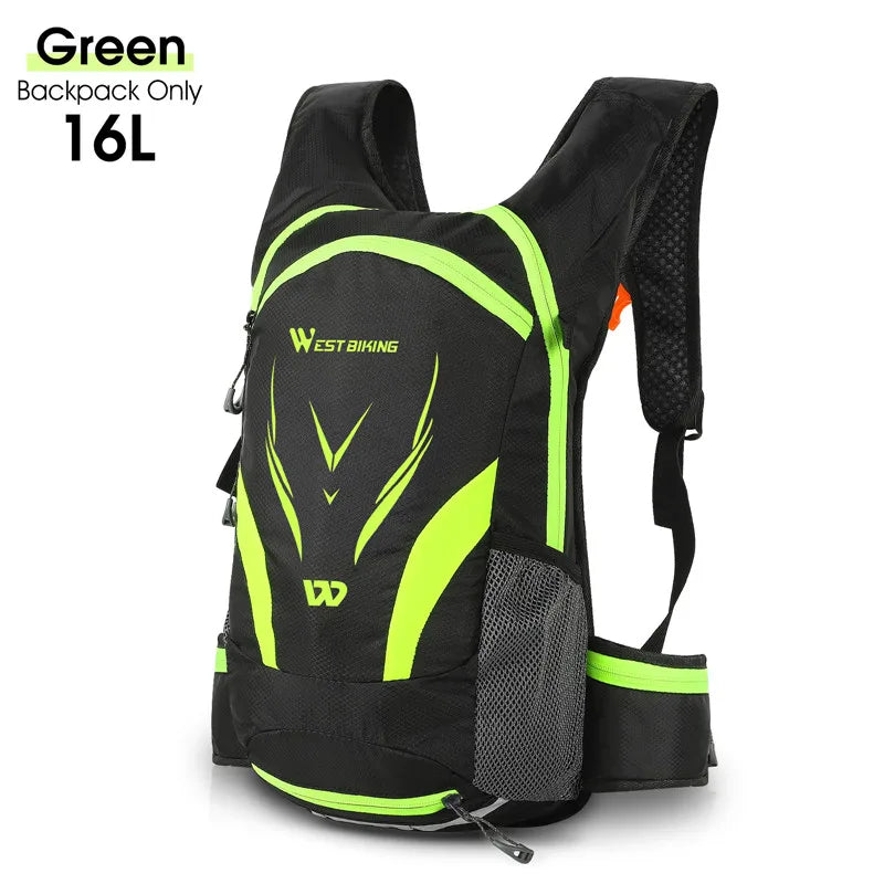 WEST BIKING 10L Ultralight Cycling Backpack – Water-Resistant, Foldable & Reflective Outdoor Sport Bag