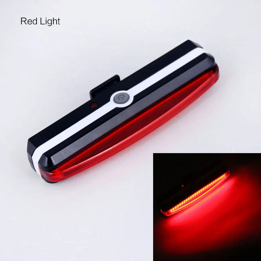 Ultra Bright USB Rechargeable Bike Tail Light – 5-Mode LED Rear Light for Cycling Safety