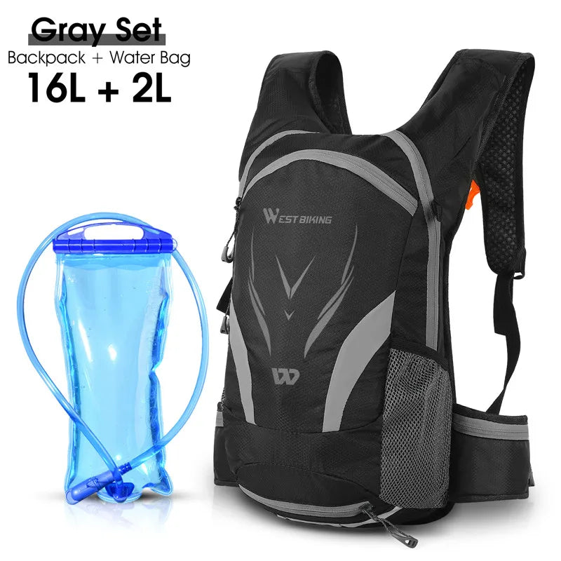 WEST BIKING 10L Ultralight Cycling Backpack – Water-Resistant, Foldable & Reflective Outdoor Sport Bag