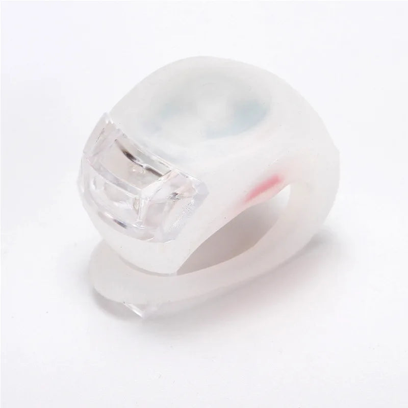 Silicone LED Bike Headlight Waterproof Long Lasting Multi Mode Flashing Light for Night Cycling