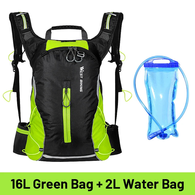 WEST BIKING 10L Ultralight Waterproof Cycling Backpack – Breathable, Foldable Outdoor Travel Bag