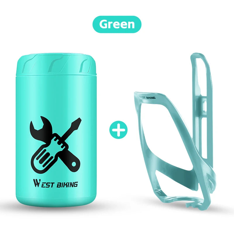 WEST BIKING Waterproof Bicycle Tool Capsule – Compact, Durable & Convenient Storage for Repair Kits
