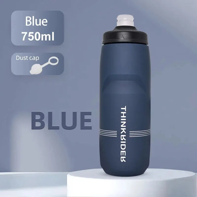 ThinkRider 620ml/750ml Bicycle Water Bottle – Leak-Proof & High Capacity