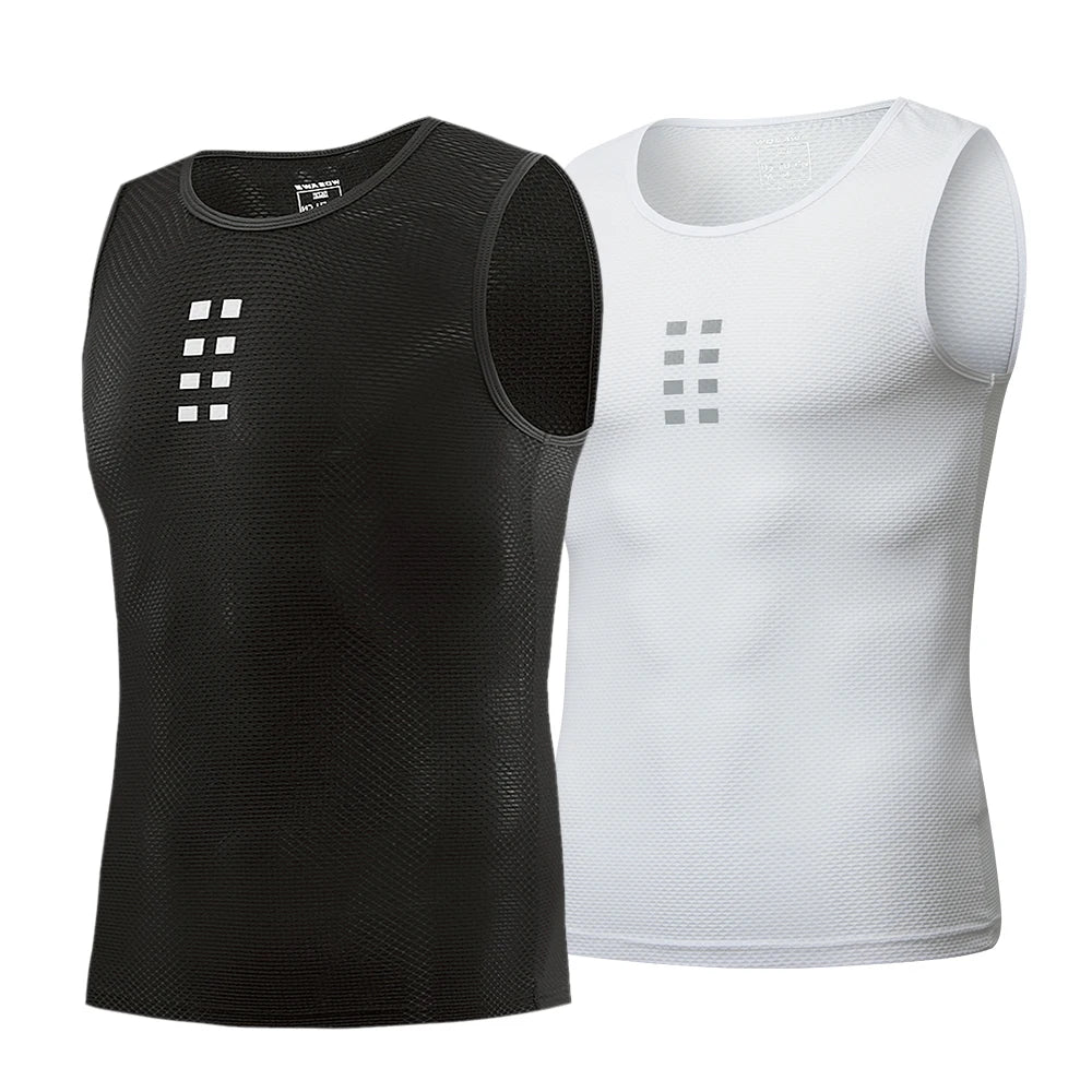 WOSAWE Sleeveless Cycling Base Layer – Breathable & Quick-Dry Undershirt
