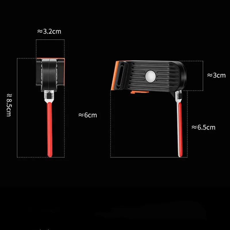 Photondrop Rechargeable LED Bicycle Tail Light – High Visibility, Waterproof Rear Lamp