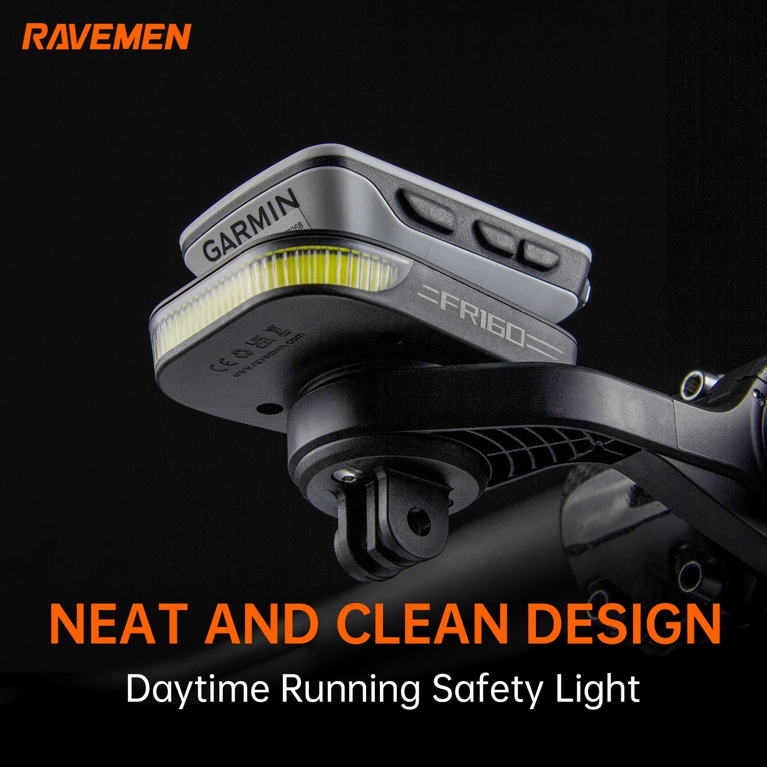 Ravemen FR300/FR160 USB Rechargeable Bike Lights – Waterproof Daytime Running Headlights