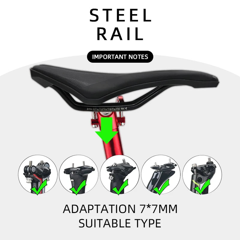 KOCEVLO Bicycle Seat Saddle – Comfortable & Breathable for MTB & Road Bikes