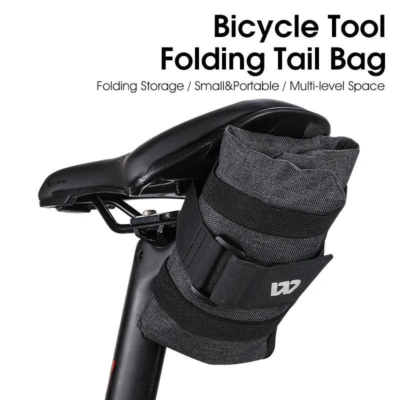 WEST BIKING Bicycle Tail Bags – Waterproof Rear Seat Storage for MTB & Road Bikes