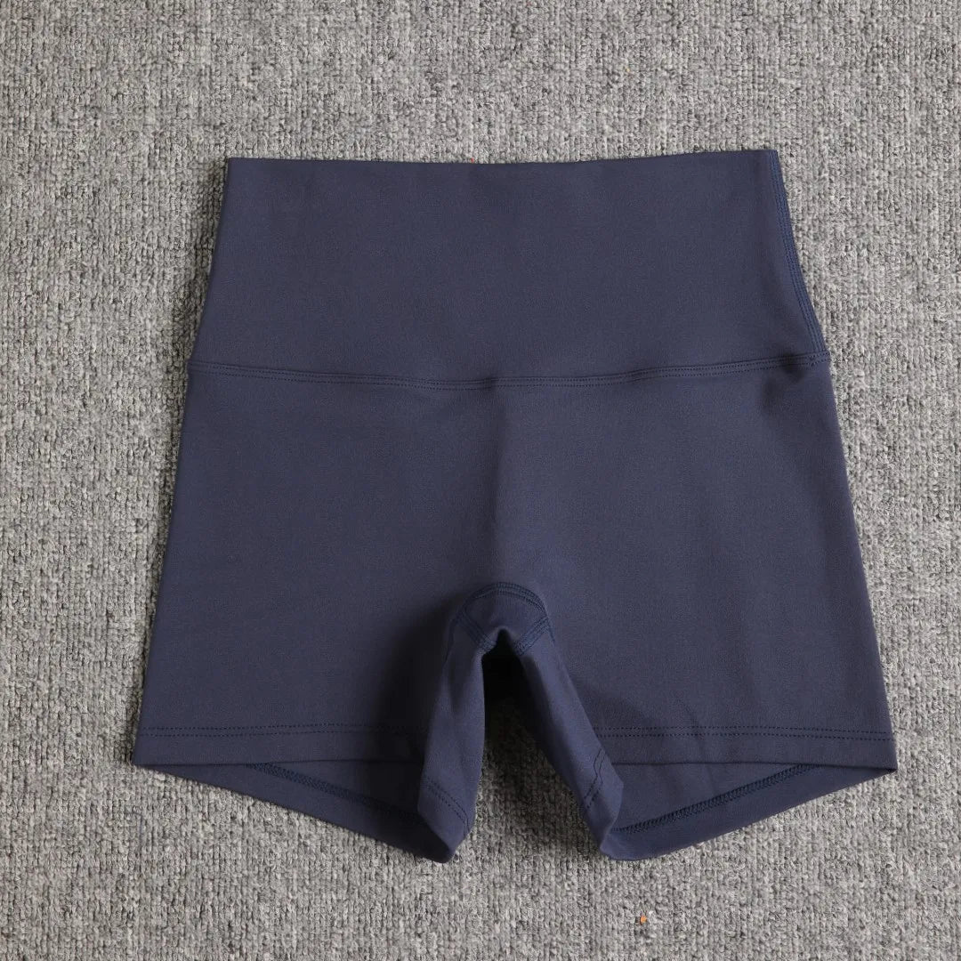 High-Waist Seamless Yoga Shorts – Squat-Proof & Ultra-Comfortable