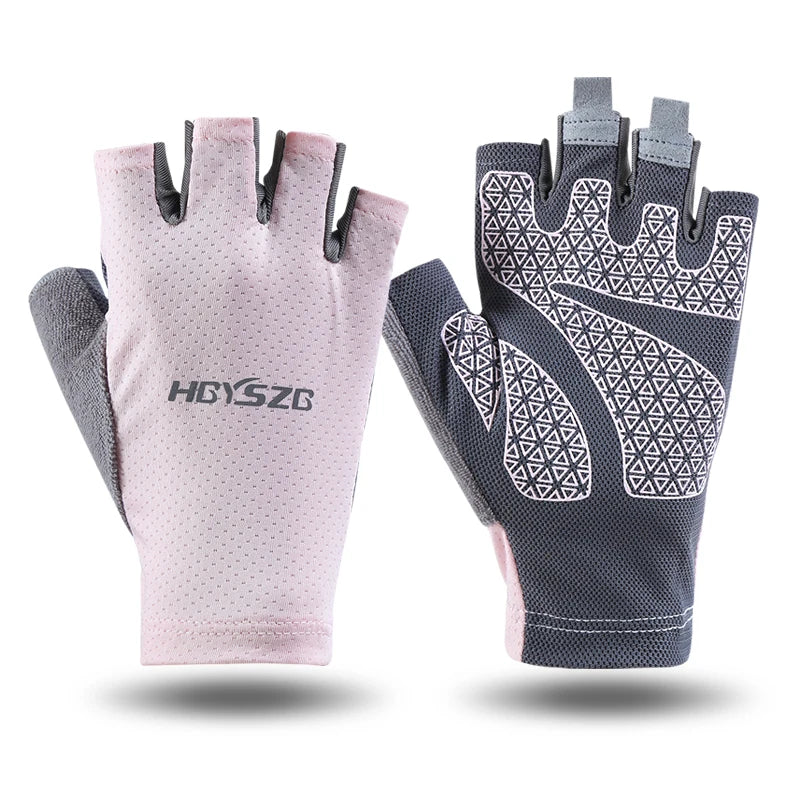 Summer Cycling Gloves – Breathable & Non-Slip Fingerless Sports Gloves