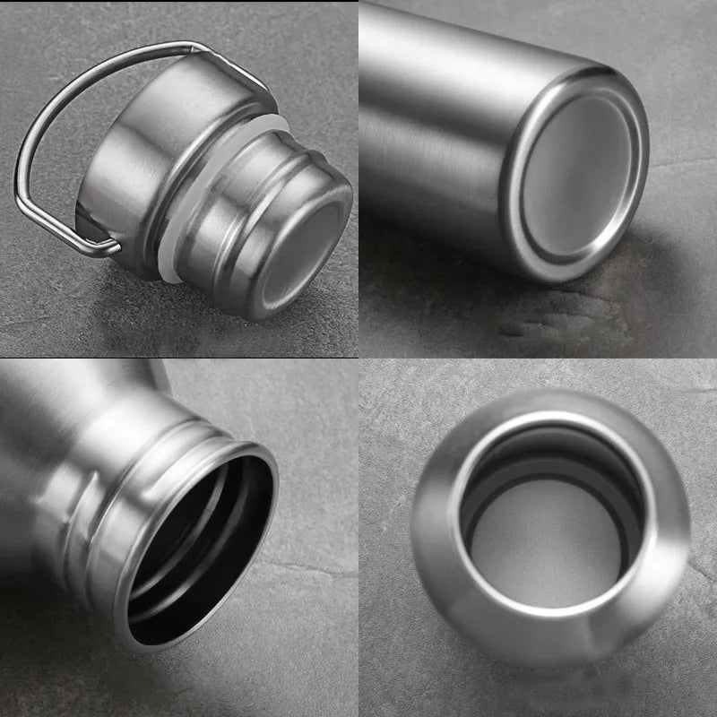 Stainless Steel Water Bottle – Large Capacity & Leak-Proof for Outdoor Adventures