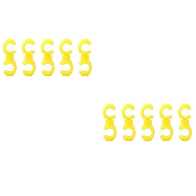 10pcs Bicycle MTB Brake Gear Cable Clips Lightweight Durable S-Style Buckle for Bike Cables