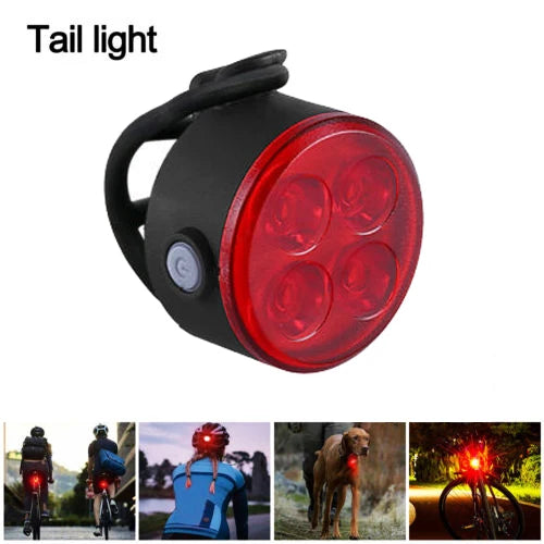 Bike Lights LED Bicycle Lamp – Rechargeable Front & Rear Set