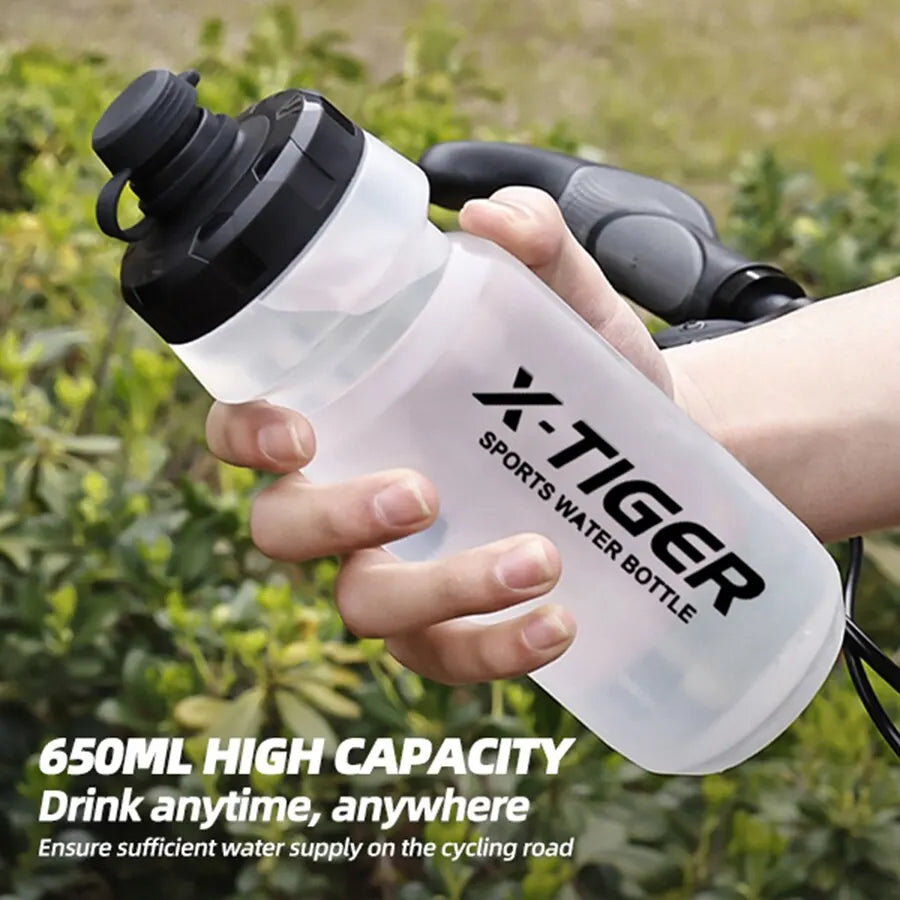 X-TIGER 650ml Cycling Water Bottle – Lightweight & Leak-Proof