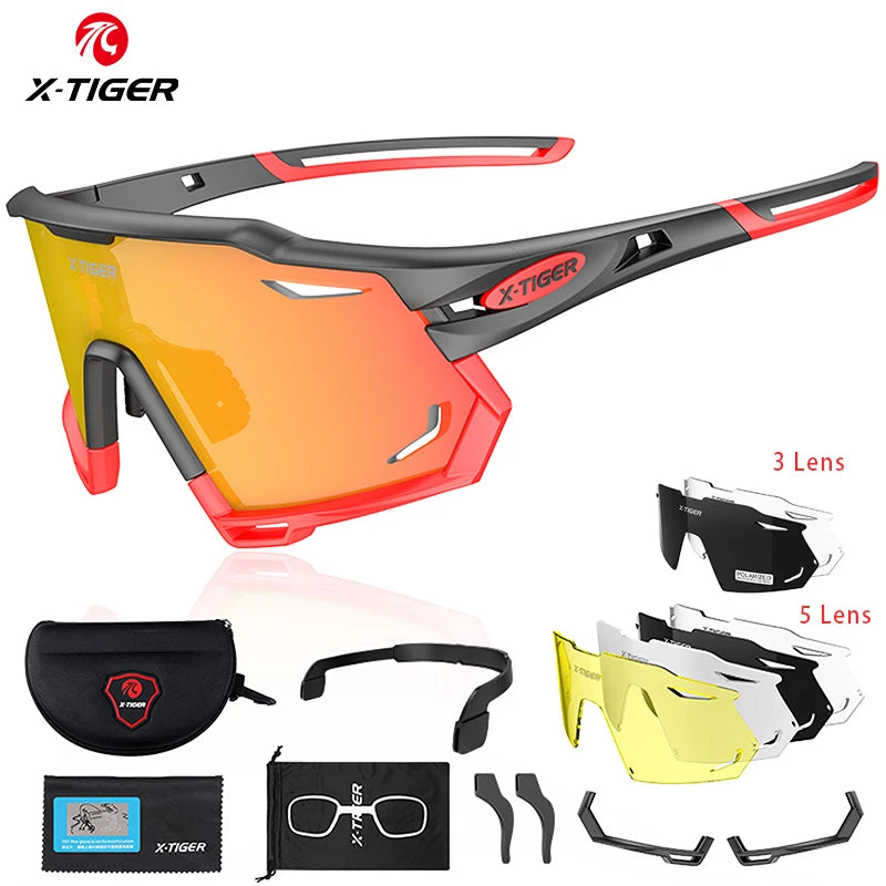 X-TIGER Cycling Sunglasses – UV400 Polarized Protection for Ultimate Performance