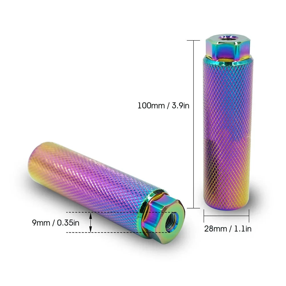 1PCS Alloy Foot Stunt Peg – Non-Slip Axle Footrest for MTB & BMX Bikes