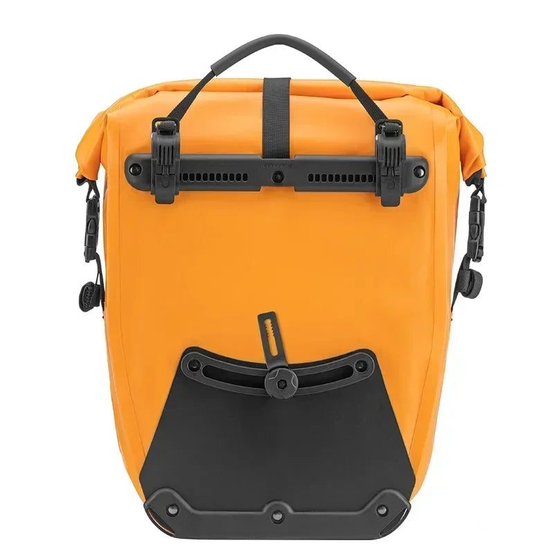 ROCKBROS Waterproof 25L Bike Rack Bag – Twin Pack Double-Sided Cycling Storage for Long-Distance Travel