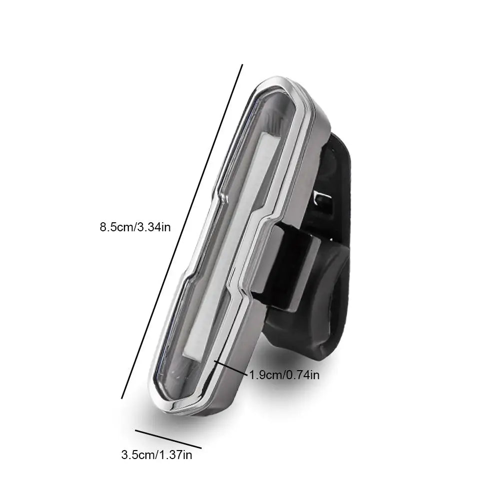 USB Rechargeable Bicycle Rear Tail Light – Bright & Waterproof LED Safety Light