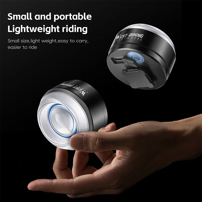 WEST BIKING Smart Sensor Rear Light – Waterproof, Brake-Sensing & High Visibility COB Bike Taillight