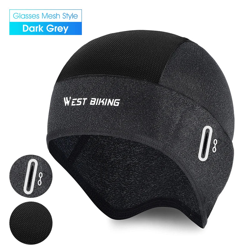 WEST BIKING Ice Silk Cycling Cap – Cooling, Breathable Summer Balaclava for MTB, Road Bike & Outdoor Sports