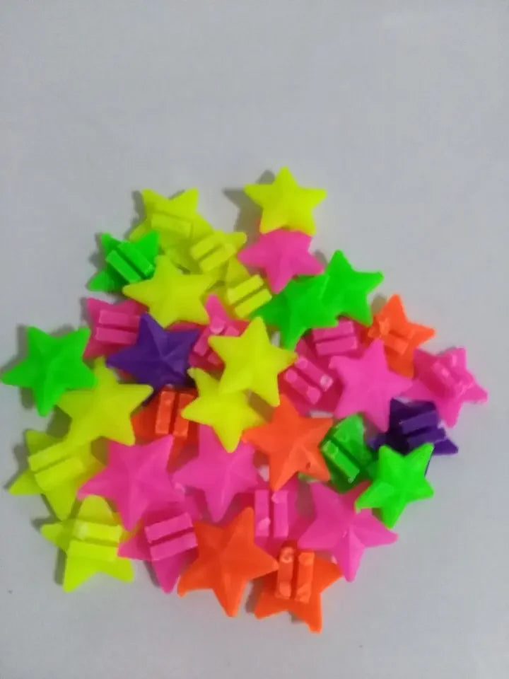 36 72PCS Bicycle Wheel Spoke Beads Colorful Clip On Decorations for Kids Bikes and Scooters