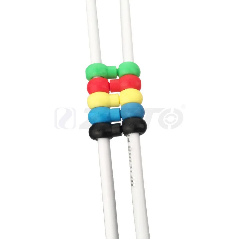 10pcs Bicycle MTB Brake Gear Cable Clips Lightweight Durable S-Style Buckle for Bike Cables