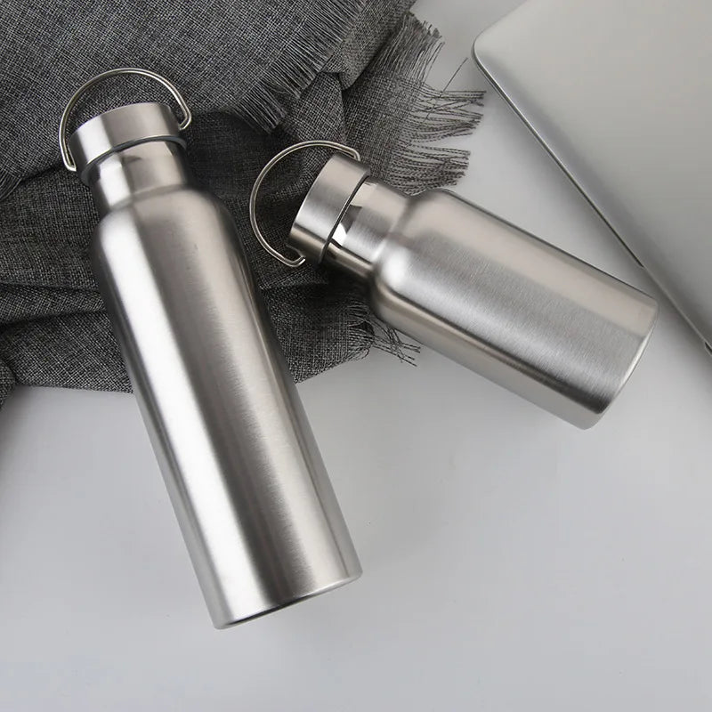 Stainless Steel Water Bottle – Large Capacity & Leak-Proof for Outdoor Adventures