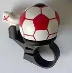 MOONBIFFY Mini Football Bicycle Bell Loud Lightweight Easy-Install Handlebar Safety Ring