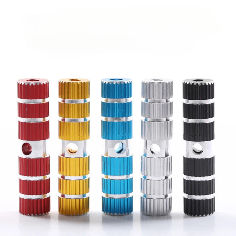 1 Pair Bike Pedals Axle Foot Rest Pegs – Anti-Slip Aluminum Alloy BMX, MTB, Road Bicycle Pedals