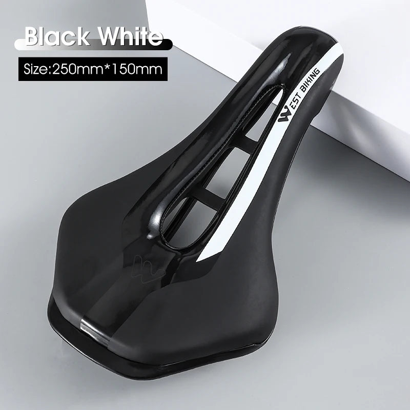 WEST BIKING Ultralight Shockproof Bicycle Saddle – Breathable MTB & Road Bike Seat Cushion