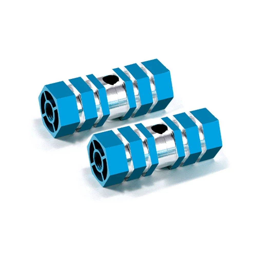 1 Pair Bike Pedals Axle Foot Rest Pegs – Anti-Slip Aluminum Alloy BMX, MTB, Road Bicycle Pedals