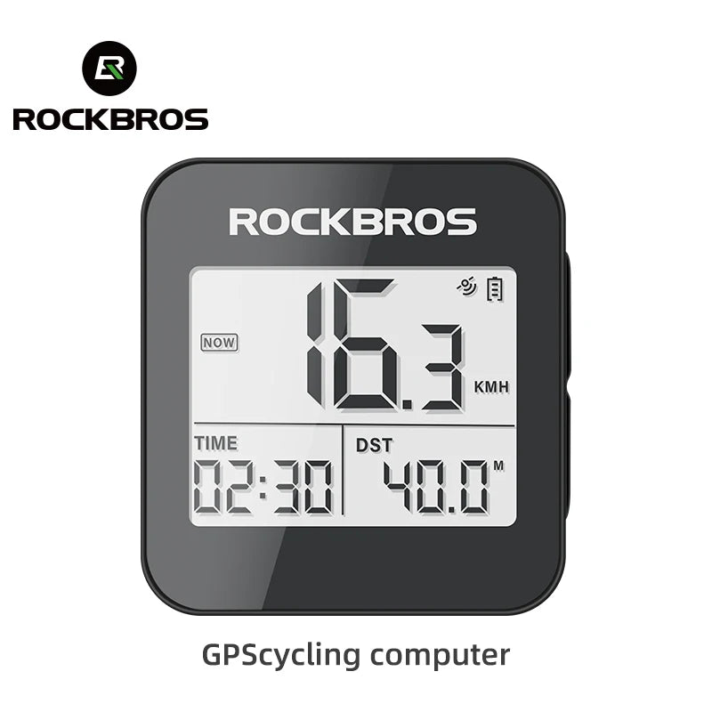 ROCKBROS GPS Bike Computer – Waterproof Speedometer & Odometer for Road and MTB Cycling