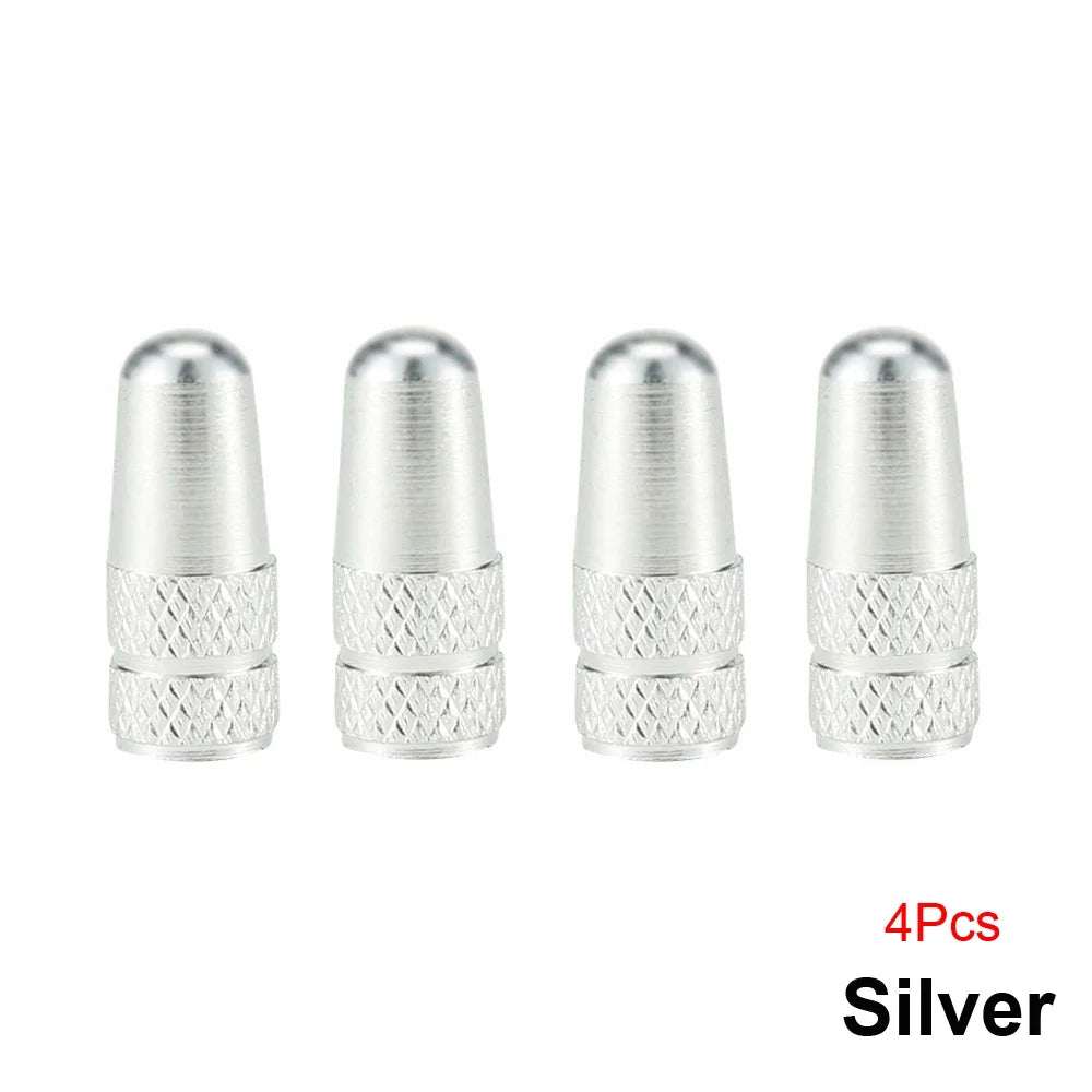 AUTCOAT Aluminum Presta Valve Caps – 4Pcs/Set