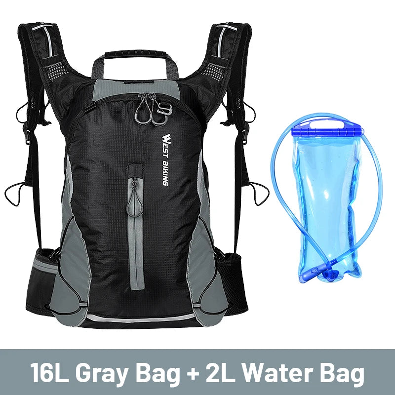 WEST BIKING 10L Ultralight Waterproof Cycling Backpack – Breathable, Foldable Outdoor Travel Bag