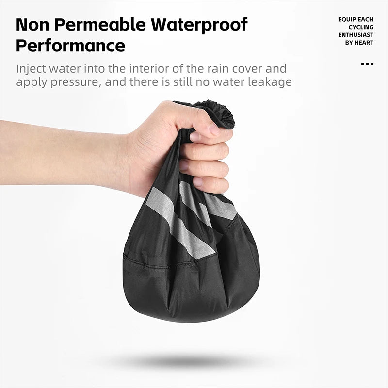 WEST BIKING Waterproof Helmet Rain Cover – Ultra-Light, Reflective & Protective for MTB & Road Cycling