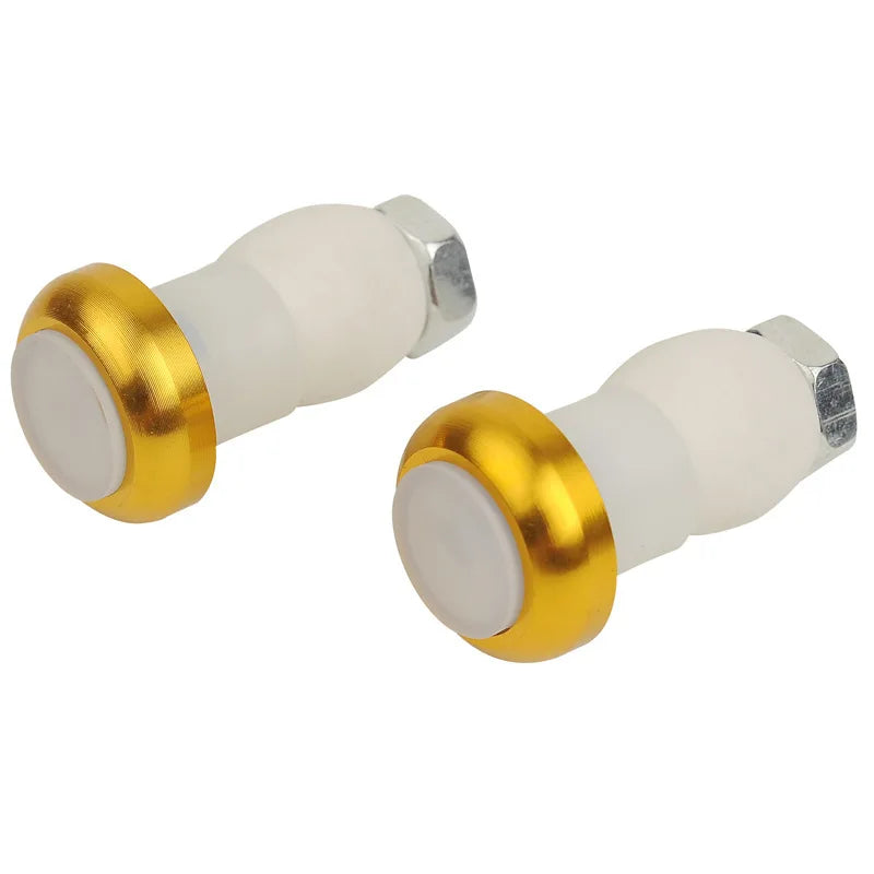 1 Pair Bike Handlebar End Plug LED Turn Signal Lights – Safety Cycling Indicator