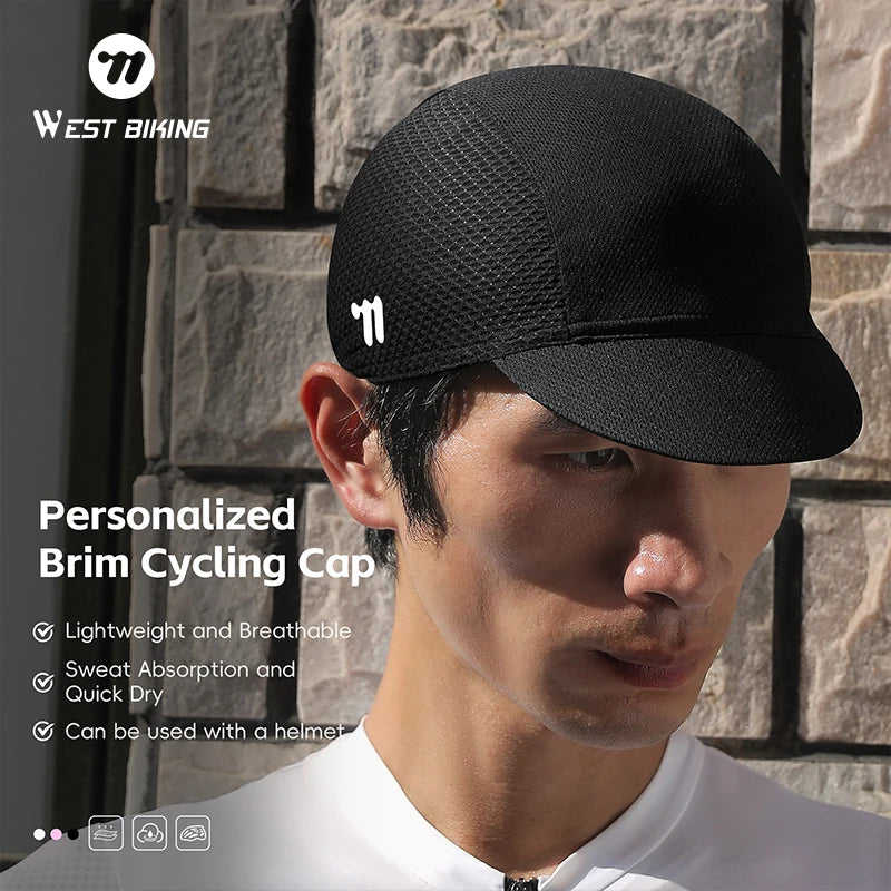 WEST BIKING Breathable Cycling Cap – Lightweight Headwear for Cycling, Running & Outdoor Sports