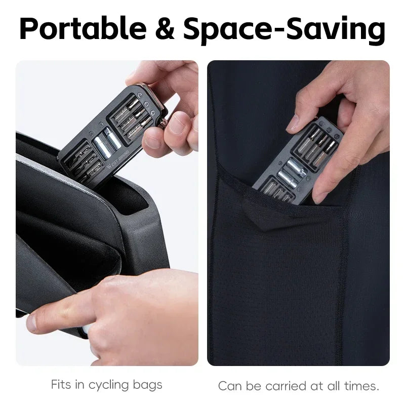 WEST BIKING 10-in-1 Portable Bicycle Tool Kit – Compact, Durable & Essential for Bike Maintenance