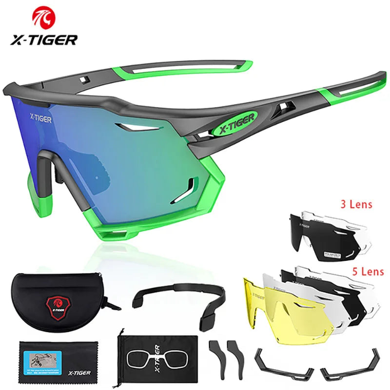 X-TIGER Cycling Sunglasses – UV400 Polarized Protection for Ultimate Performance